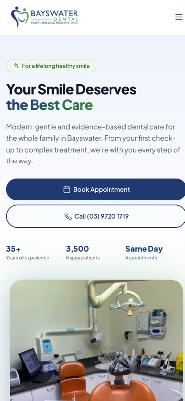 Bayswater Dental mobile