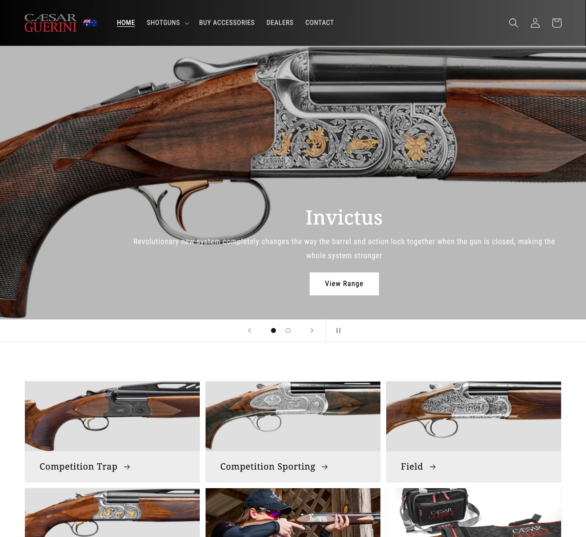 Caesar Guerini Australia website