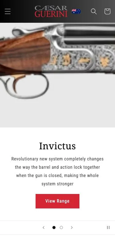 Caesar Guerini Australia mobile