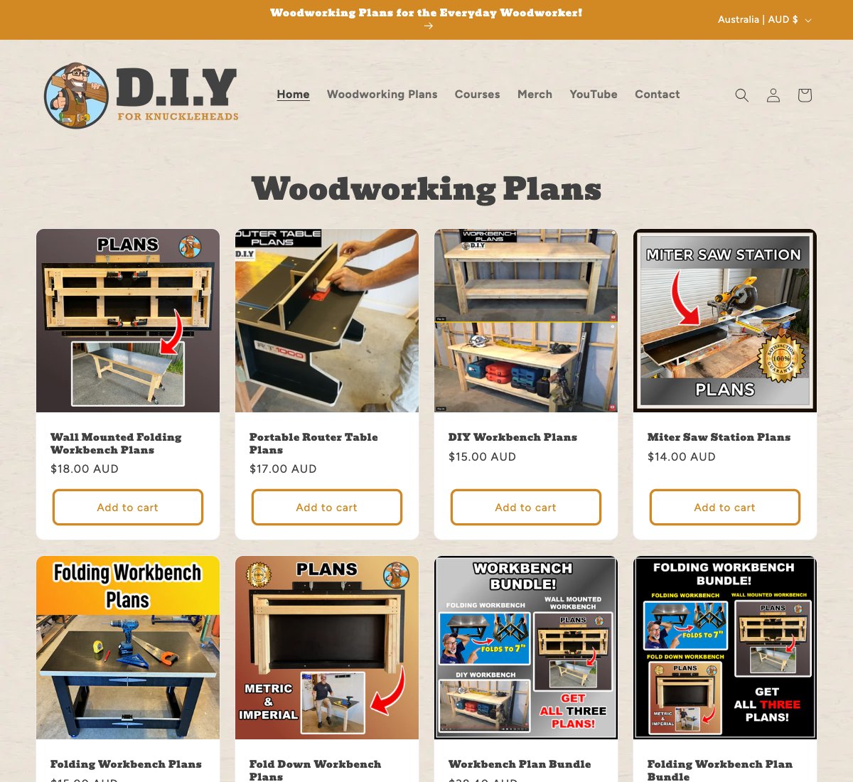 DIY for Knuckleheads website