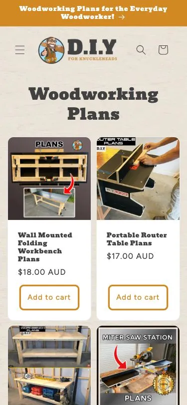 DIY for Knuckleheads mobile