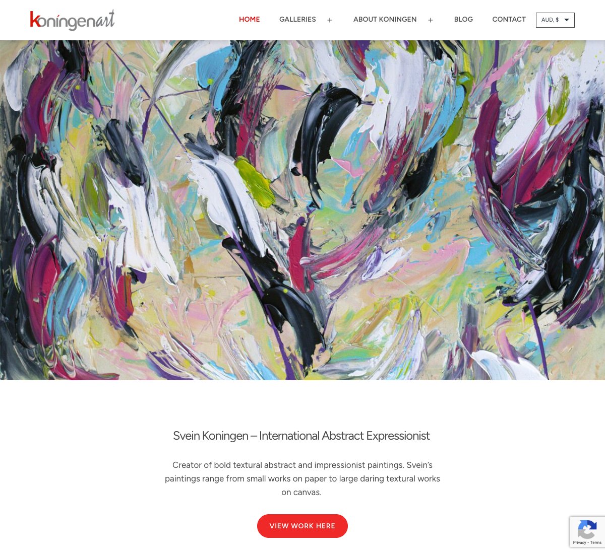 Koningen Art website