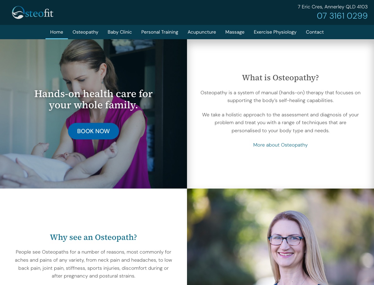OsteoFit website