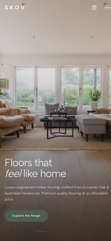 Skov Floors mobile