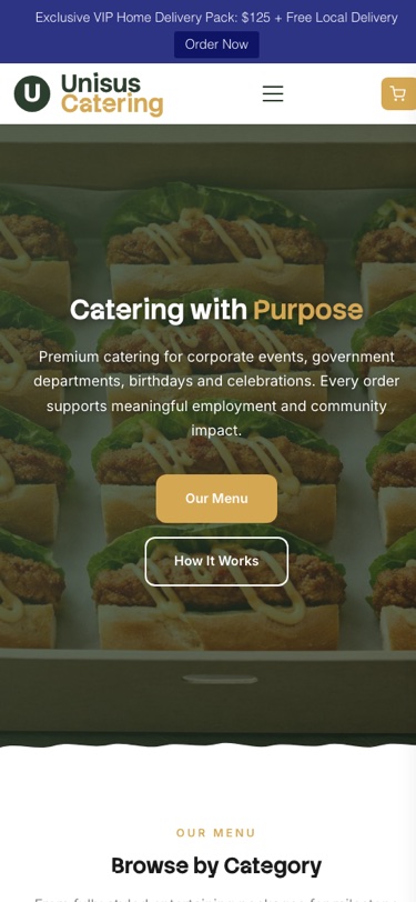 Unisus Catering mobile